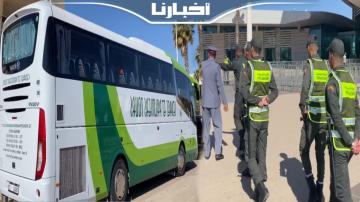 تعزيزات أمنية مشددة بمحيط مطار وجدة استعدادا لاستقبال نادي اتحاد العاصمة